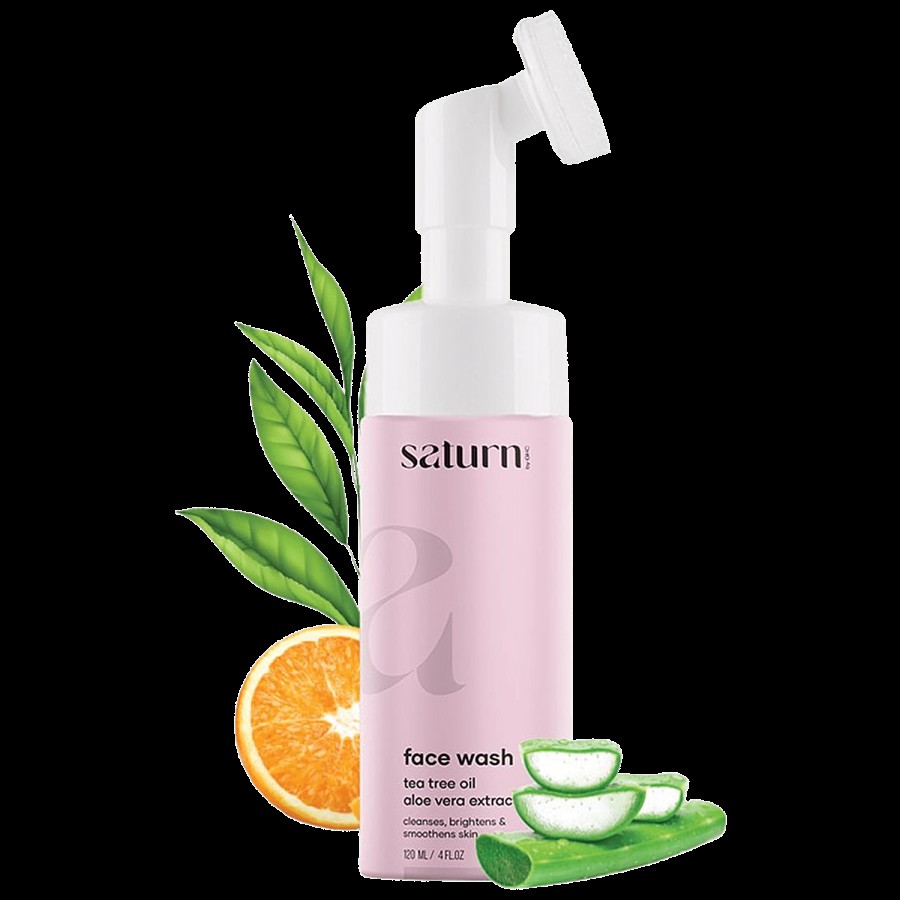 Saturn Foaming Face Wash With Tea Tree Oil