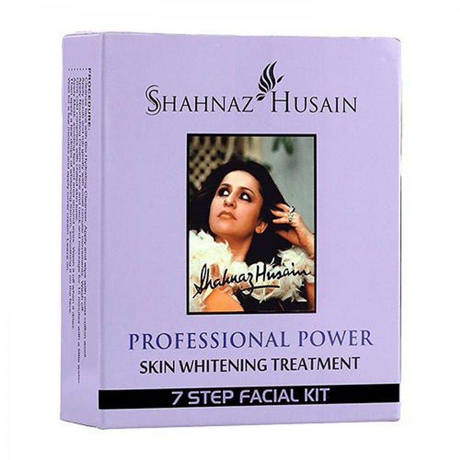 Shahnaz Husain Professional Power Skin Whitening Treatment - 7 Step Facial Kit