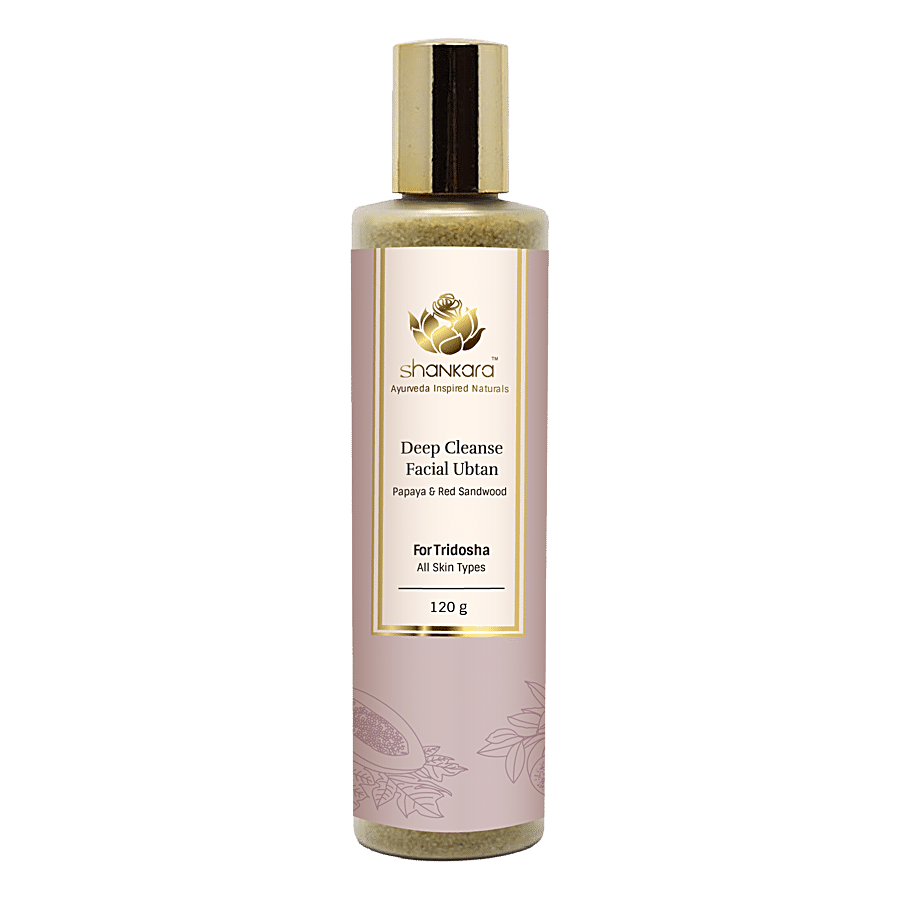 Shankara Deep Cleanse Facial Ubtan - Papaya & Red