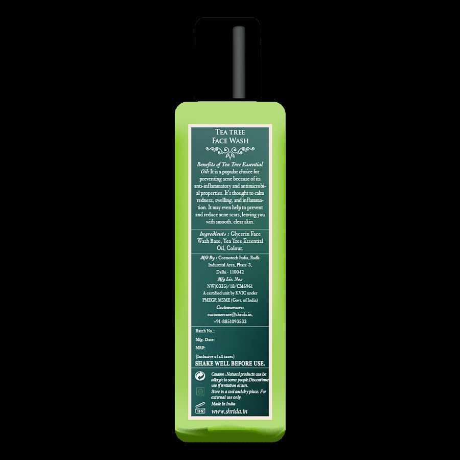 Shrida Tea Tree Face Wash