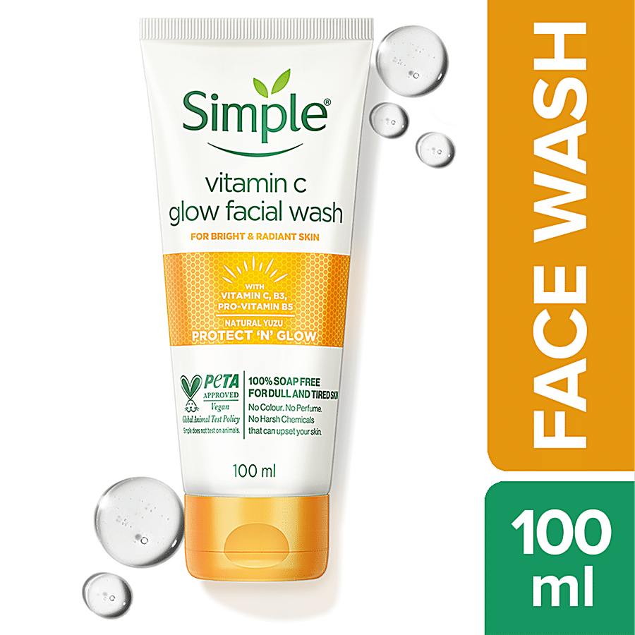 Simple Protect 'N' Glow Vitamin C Glow Facial Wash