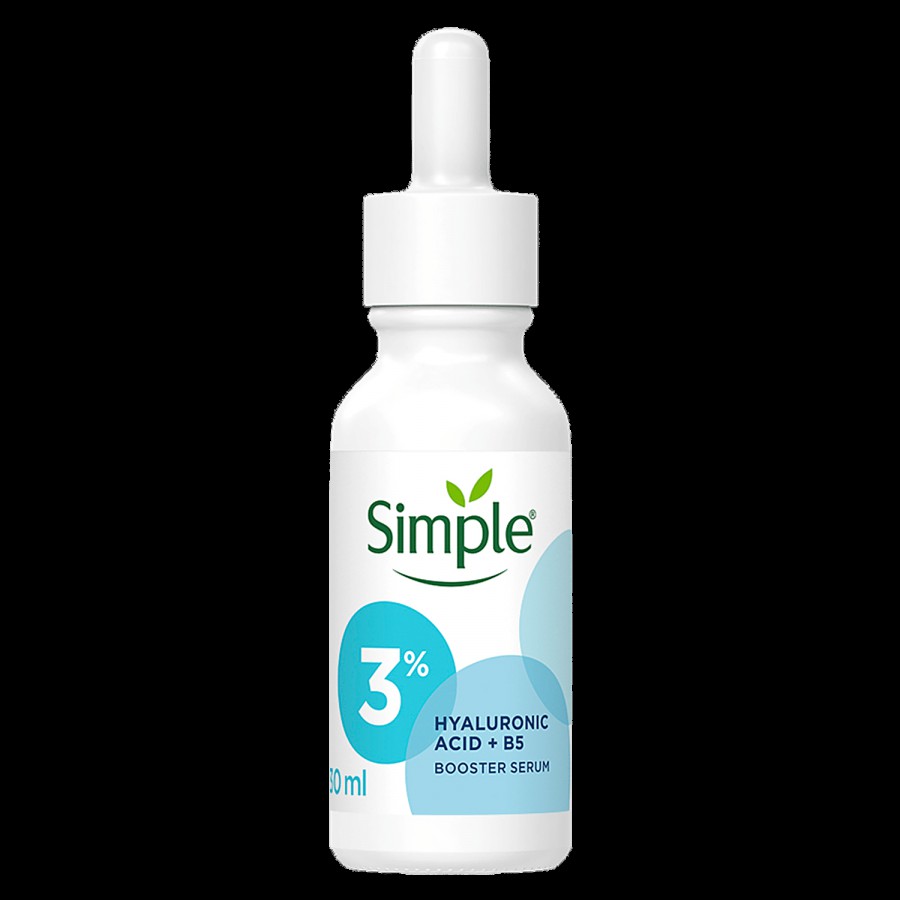 Simple 3% Hyaluronic Acid & B5 Booster Serum - No Chemicals