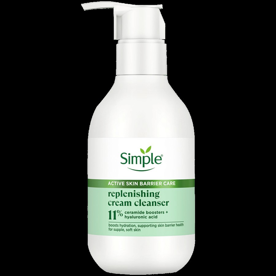 Simple Active Skin Barrier Care Replenishing Cream Cleanser