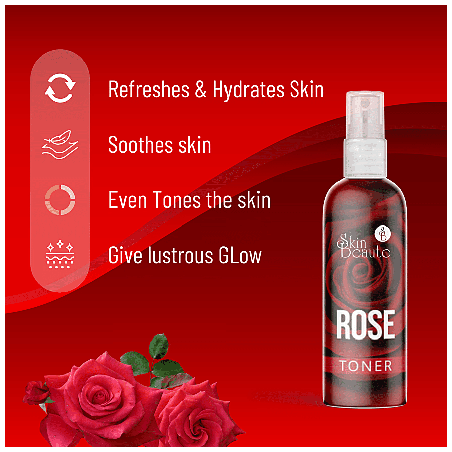 Skin Beaute Rose Facial Toner - Evens Out Skin Texture