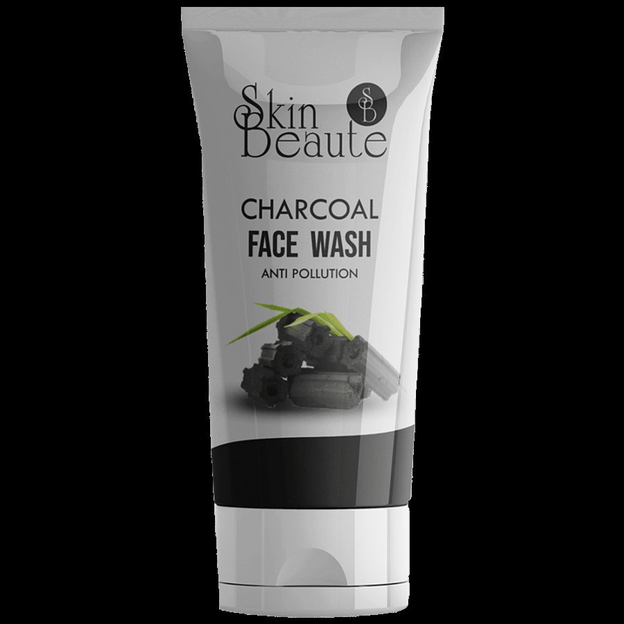 Skin Beaute Charcoal Facewash - Removes Dirt & Impurities