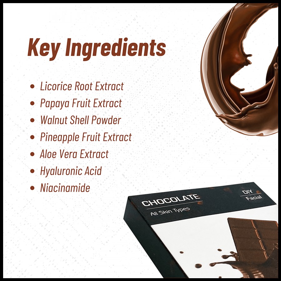 Skin Beaute Chocolate DIY Facial Kit - One Time Use