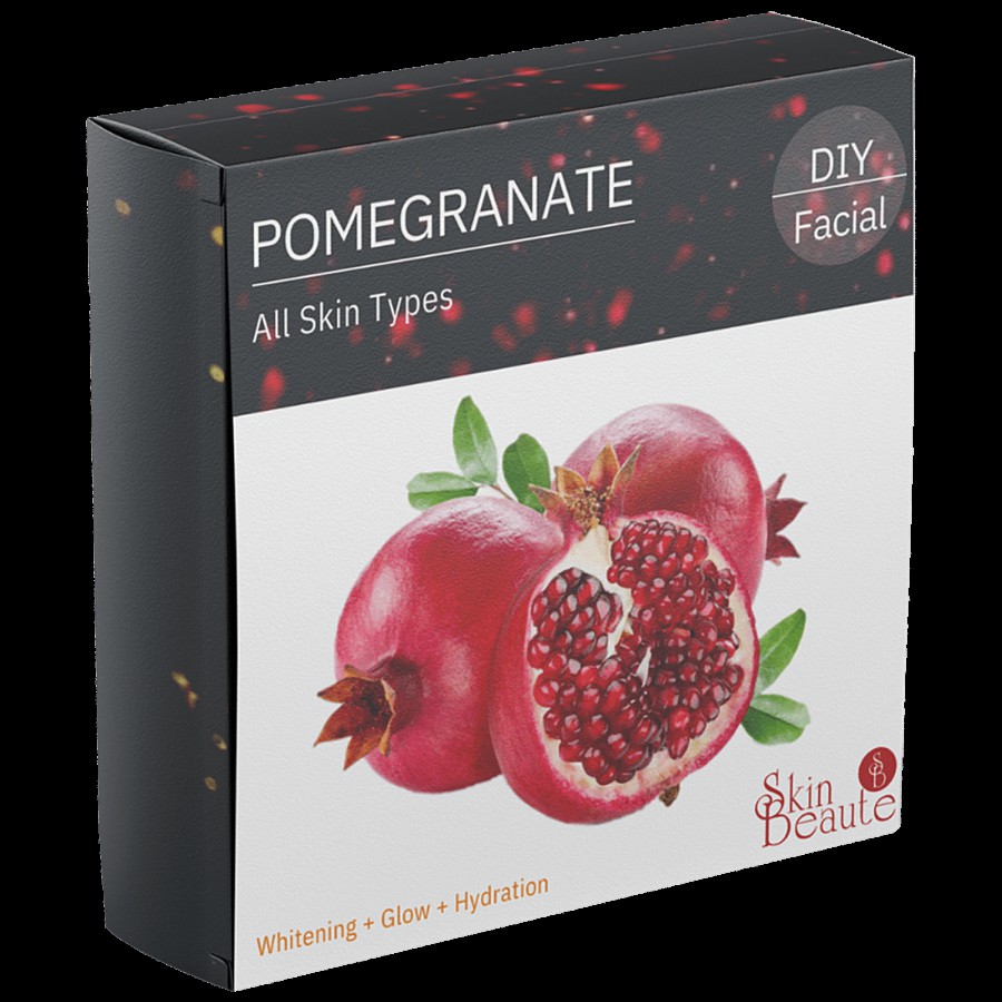 Skin Beaute Pomegranate DIY Facial Kit - One Time Use