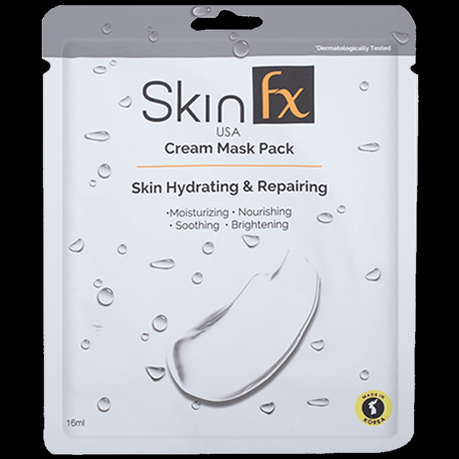 Skin Fx Clay & Cream Facial Sheet Mask