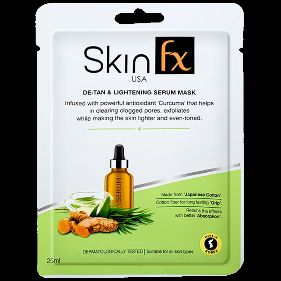 Skin Fx Detan & Lightening Sheet Mask