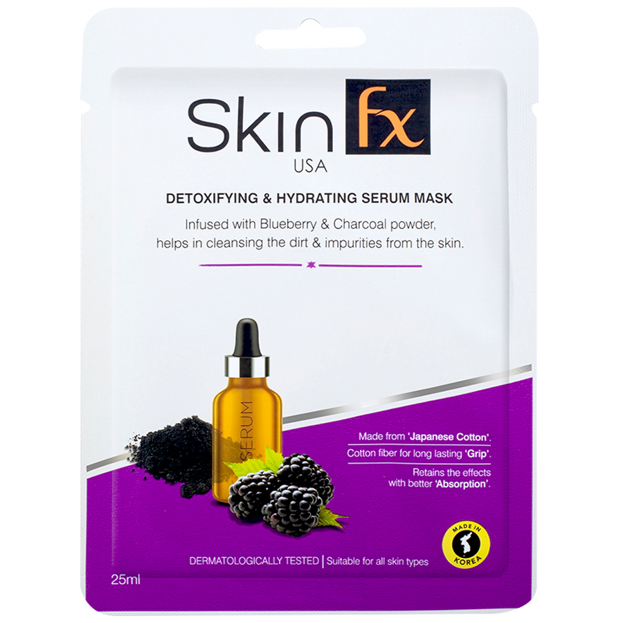 Skin Fx Detoxifying & Hydrating Sheet Mask In Japanese Cotton