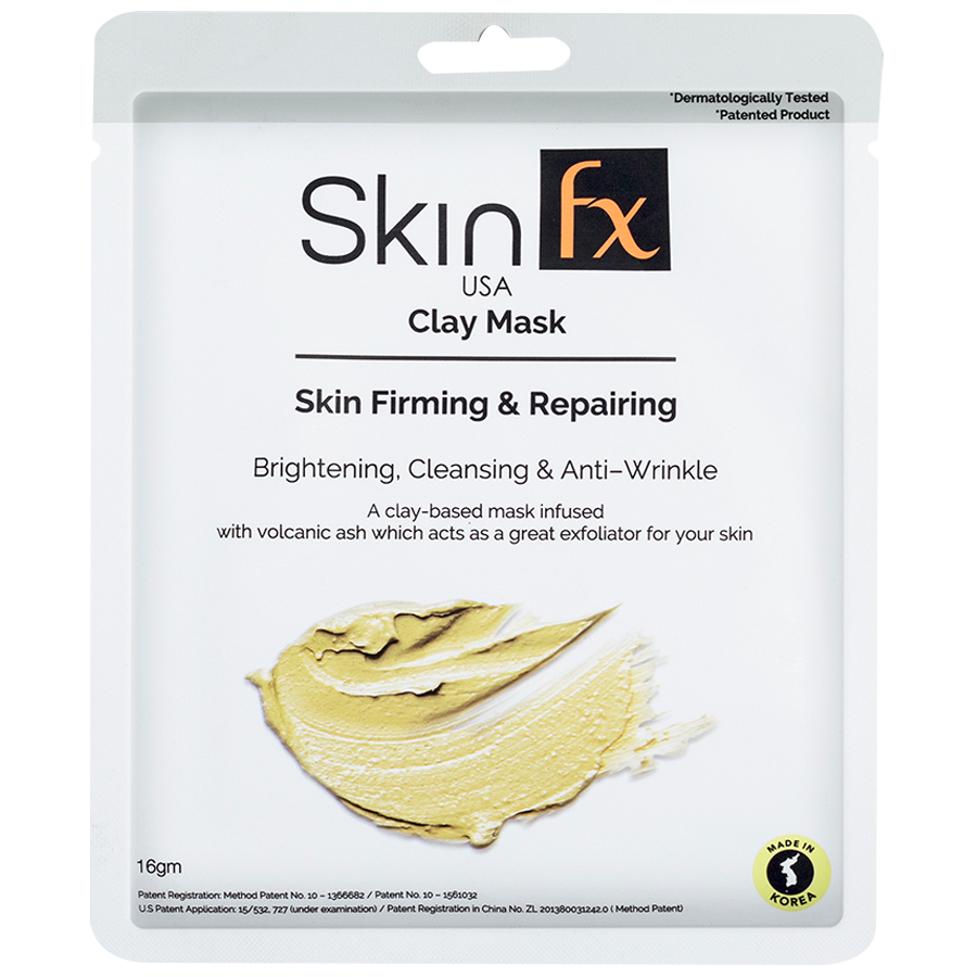 Skin Fx Firming & Reparing Patented Clay Facial Sheet Mask