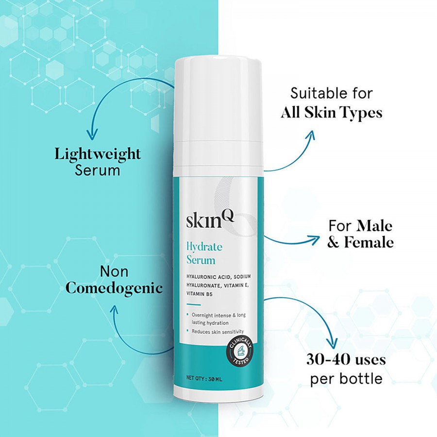 SkinQ Hydrate Face Serum - Reduces Skin Sensitivity