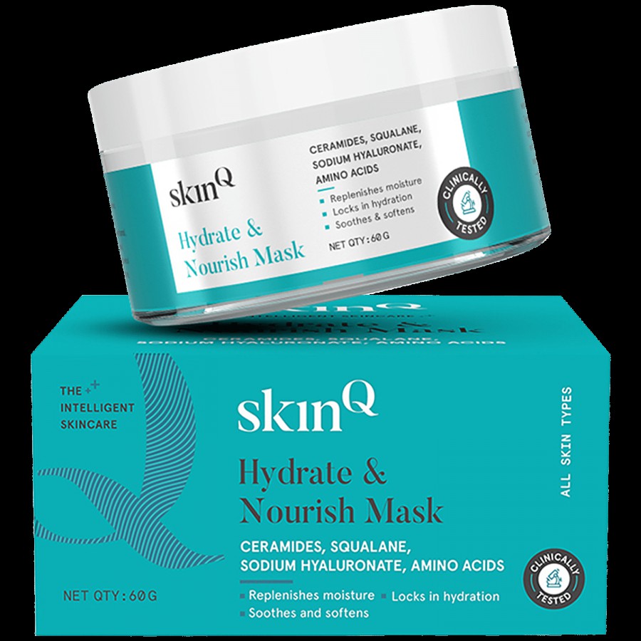 SkinQ Hydrate & Nourish Mask - Face Mask With Ceramides & Squalane