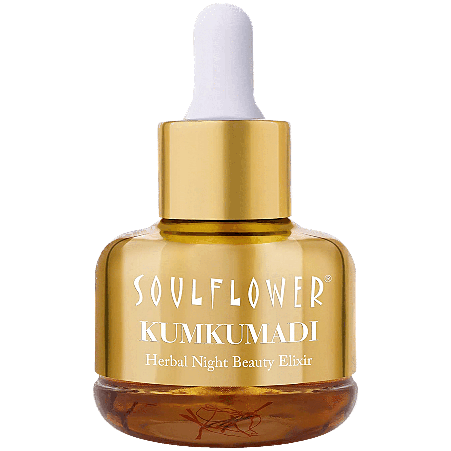 Soulflower Kumkumadi - Ayurvedic Facial Oil For Glowing Skin