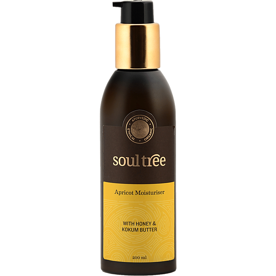 Soultree Ayurvedic Apricot Moisturiser - with Honey & Kokum Butter