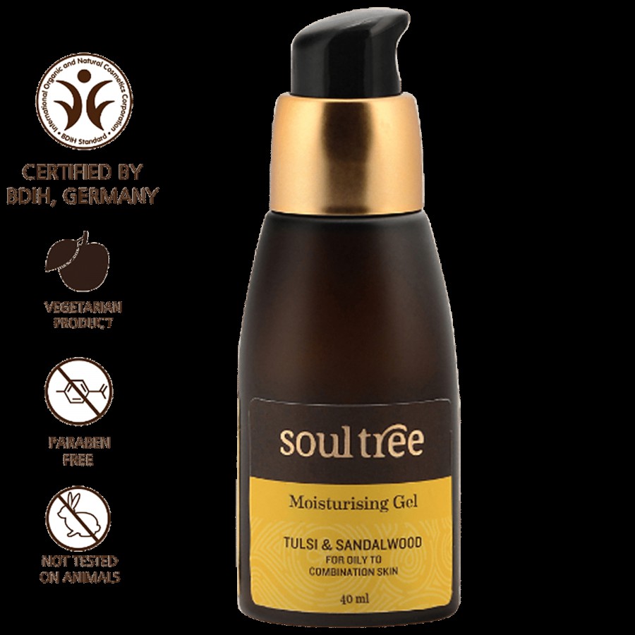 Soultree Ayurvedic Moisturising Gel - Tulsi & Sandalwood