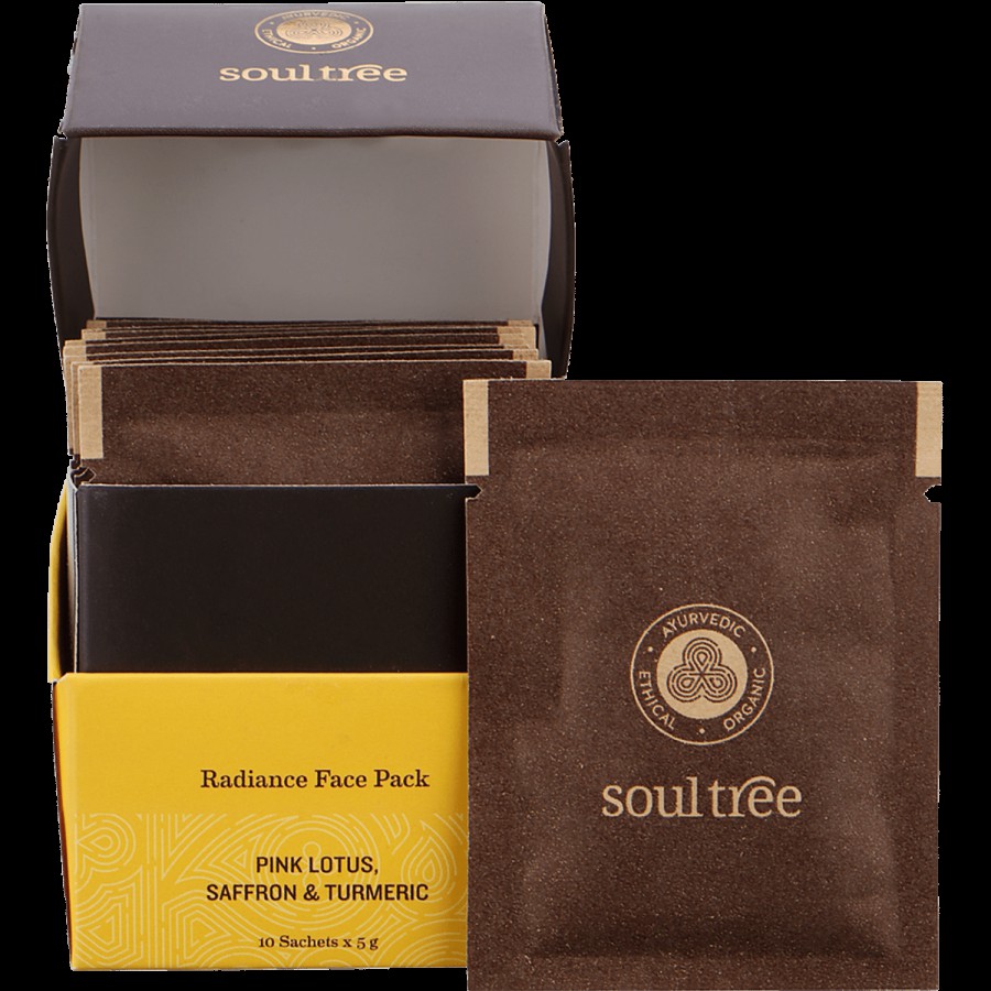 Soultree Ayurvedic Radiance Face Pack - Pink Lotus