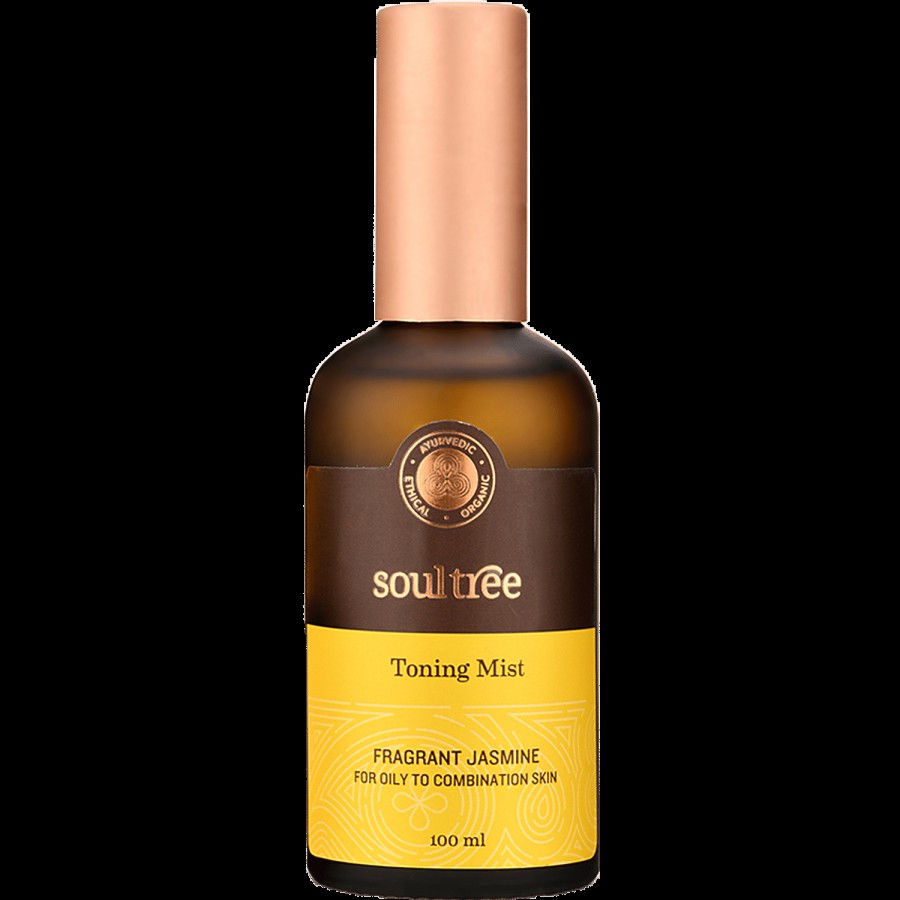 Soultree Ayurvedic Toning Mist - with Fragrant Jasmine