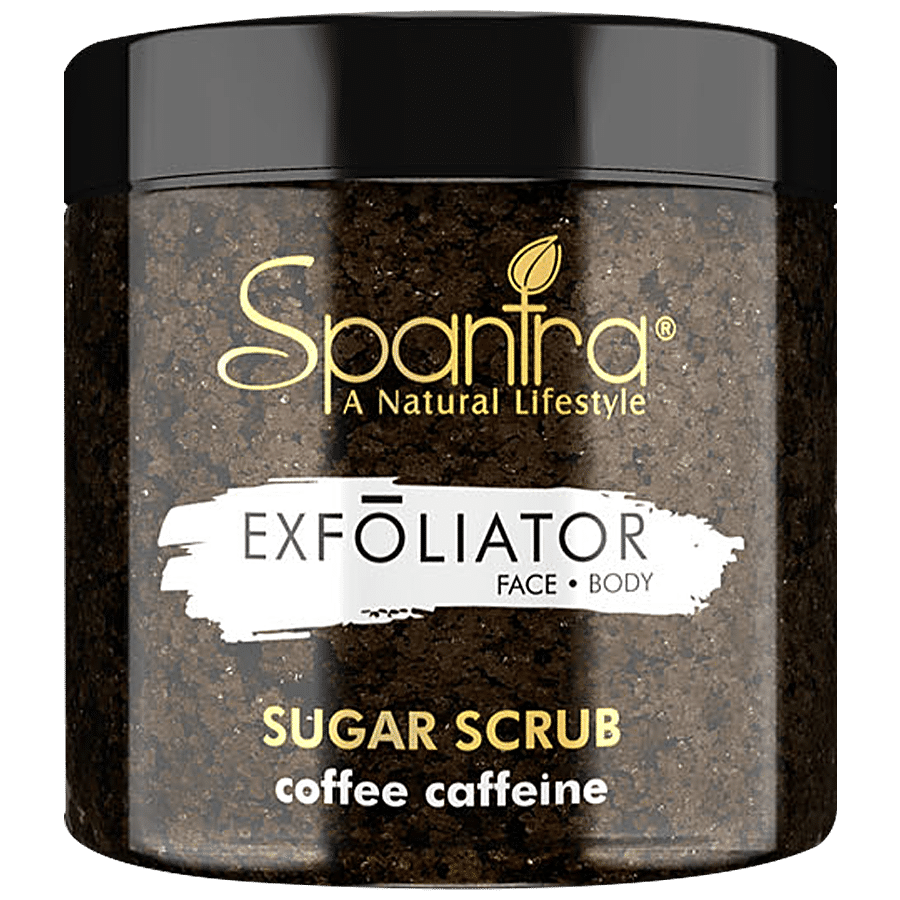 Spantra Coffee Caffiene Sugar Scrub -  4 in 1