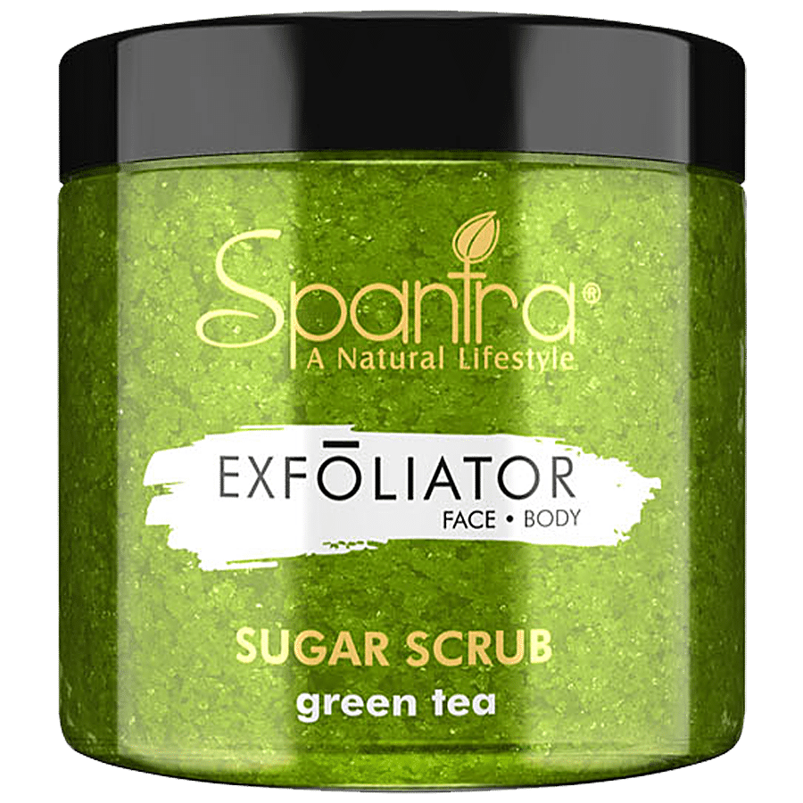 Spantra Green Tea Sugar Scrub -  4 in 1