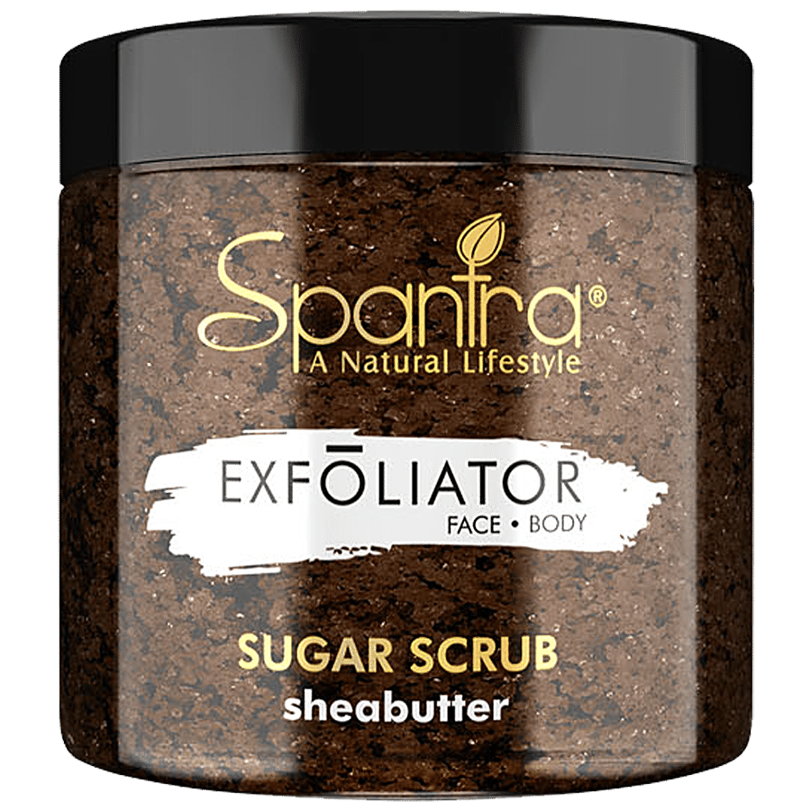 Spantra Shea Butter Sugar Scrub -  4 in 1