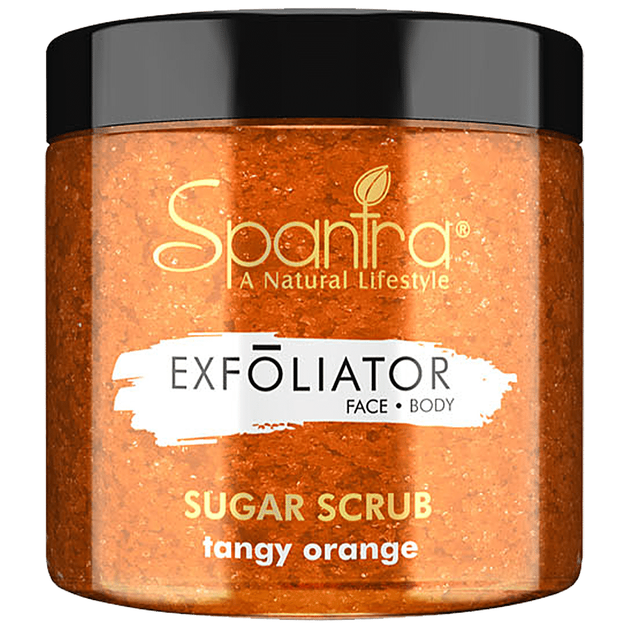 Spantra Tangy Orange Sugar Scrub -  4 in 1