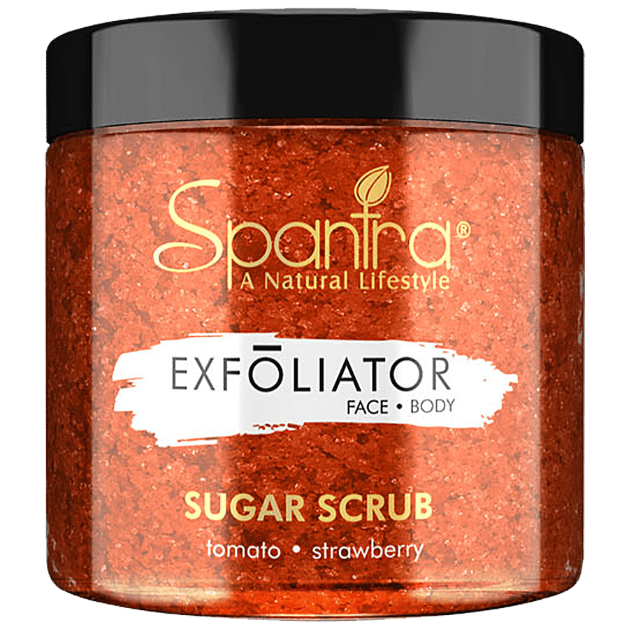 Spantra Tomato Strawberry Sugar Scrub -  4 in 1