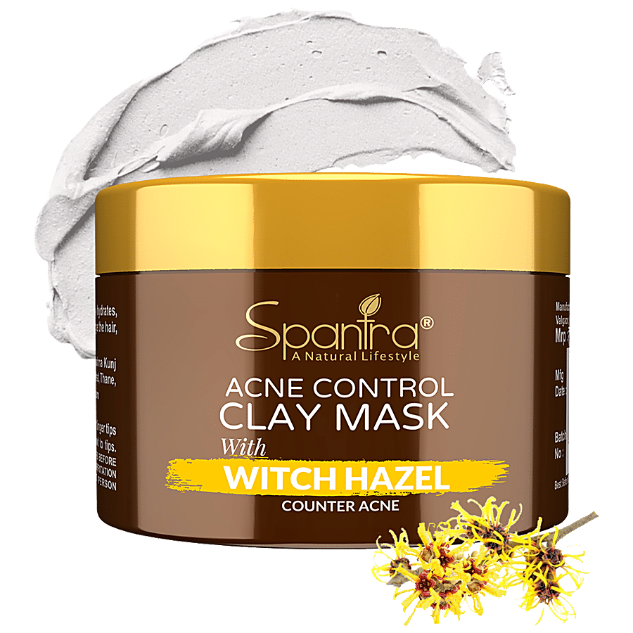 Spantra Witch Hazel Clay Mask - Acne Control