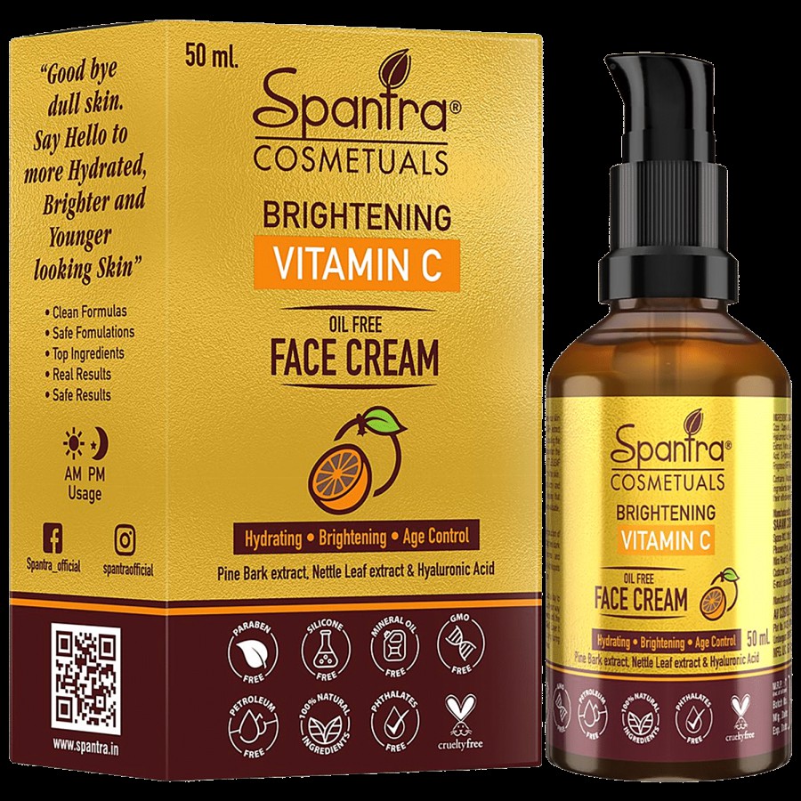 Spantra Brightening Vitamin C Oil Free Face Cream - Hydrating