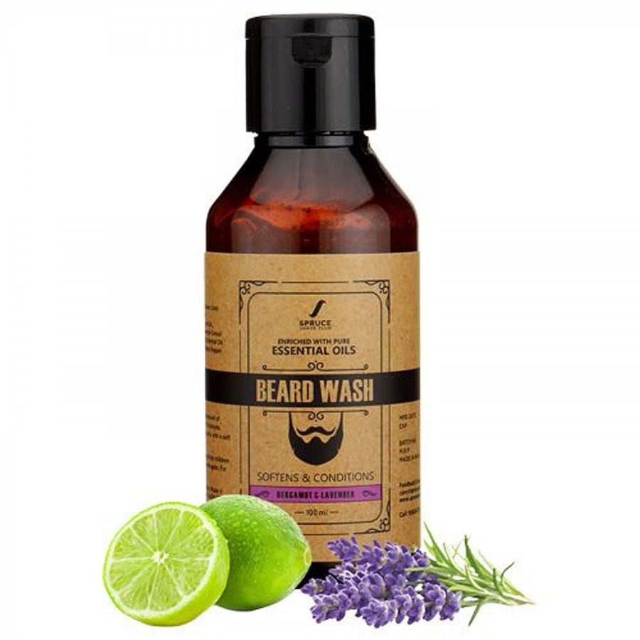 Spruce Shave Club Beard Wash - Bergamot & Lavender