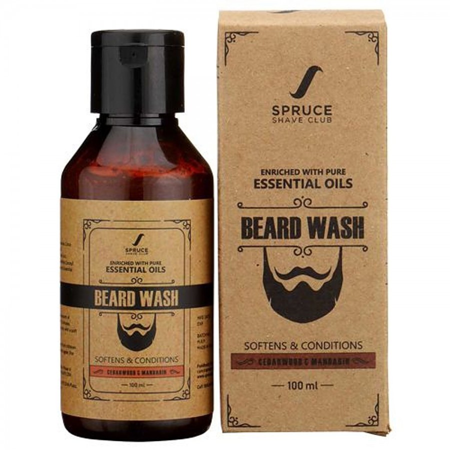 Spruce Shave Club Beard Wash - Cedarwood & Mandarin