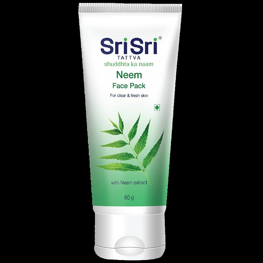 Sri Sri Tattva Neem Face Pack - For Clear & Fresh Skin