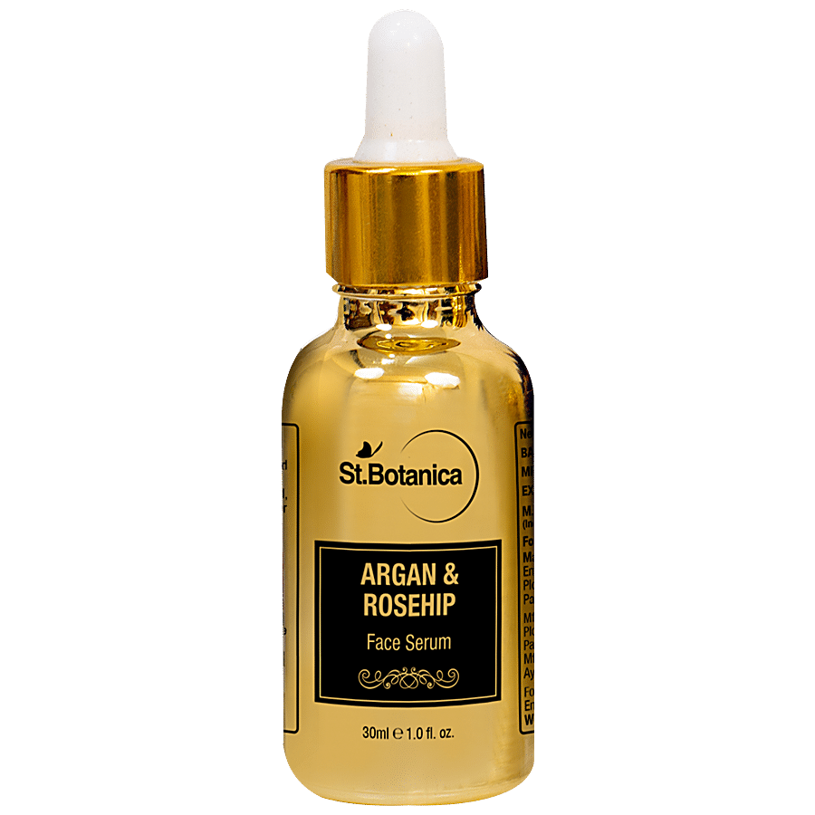 StBotanica Argan & Rosehip Face Serum - For Anti Ageing & Anti Wrinkle