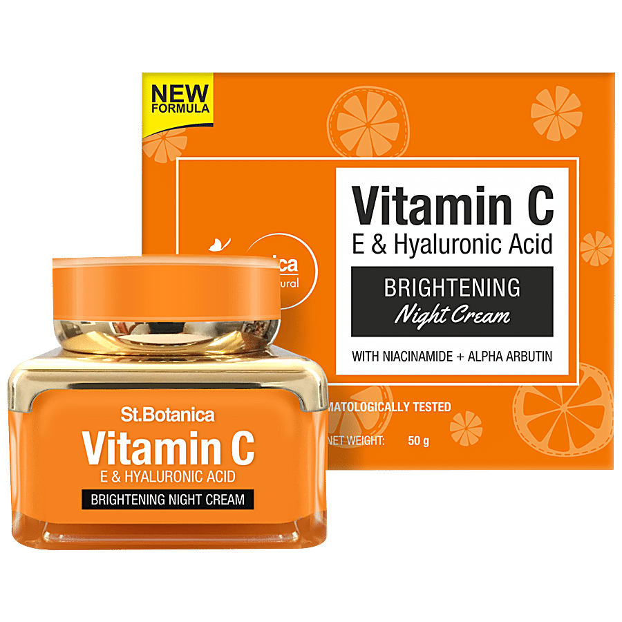 StBotanica Brightening Night Cream - Vitamin C