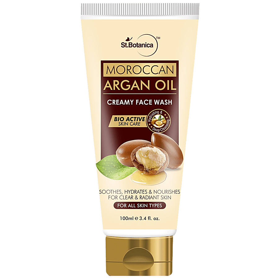 StBotanica Creamy Face Wash - Moroccan Argan Oil