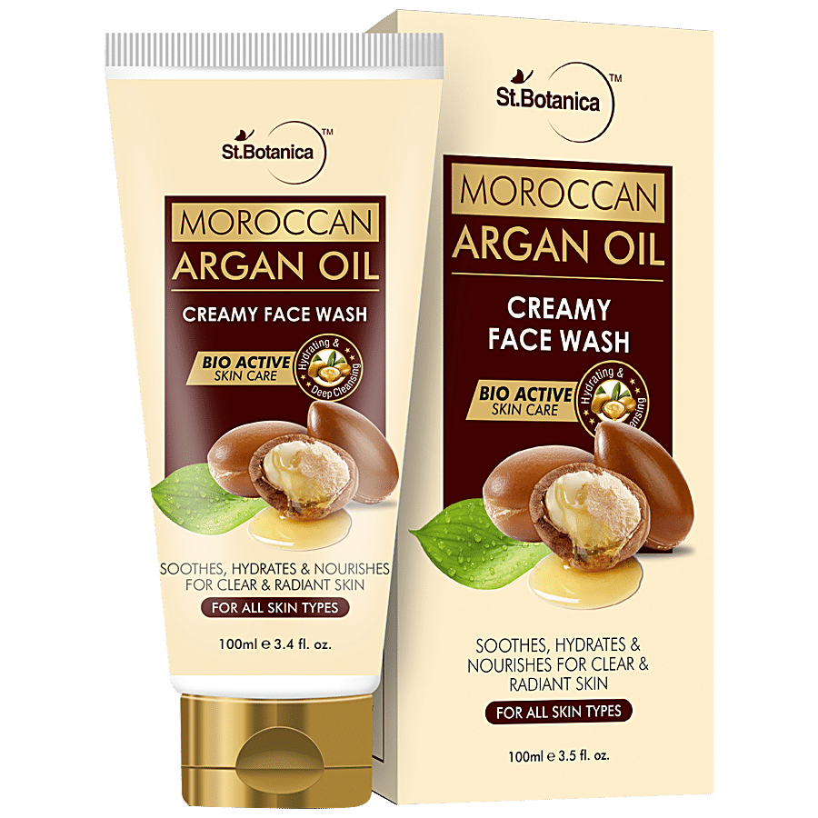 StBotanica Creamy Face Wash - Moroccan Argan Oil