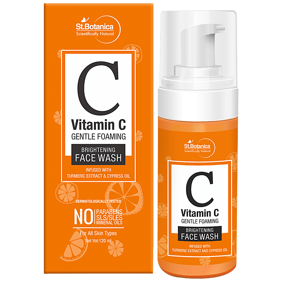 StBotanica Gentle Foaming Brightening Face Wash - Vitamin C