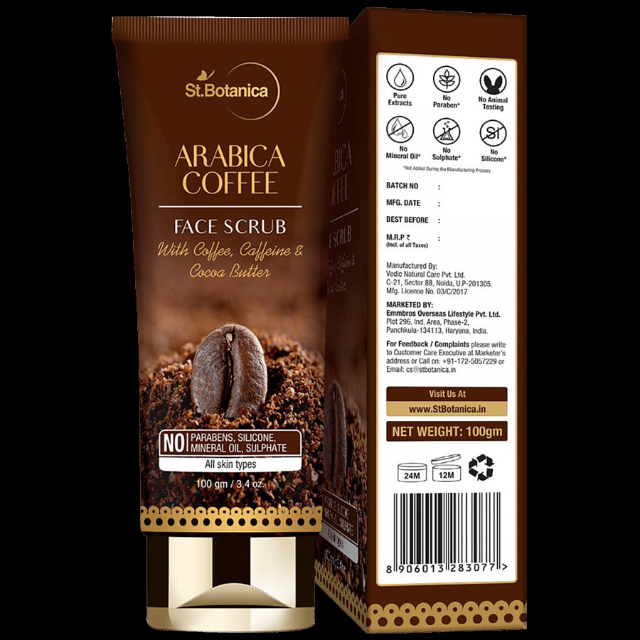 StBotanica Arabica Coffee Face Scrub