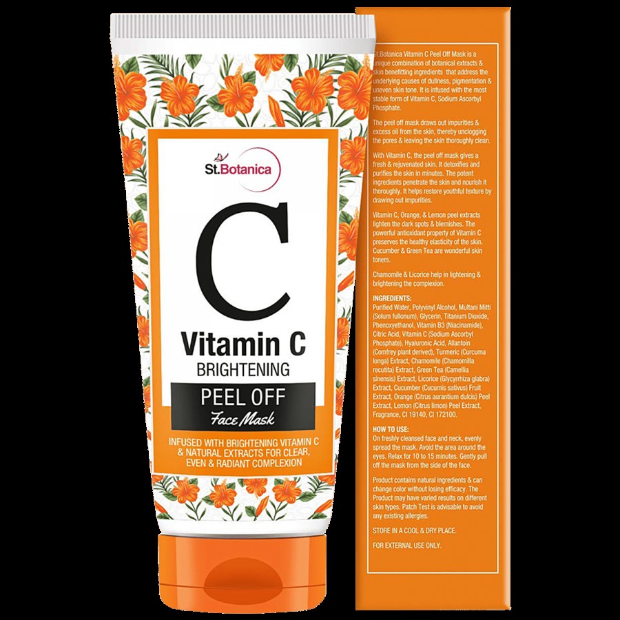 StBotanica Brightening Peel Off Face Mask - Vitamin C