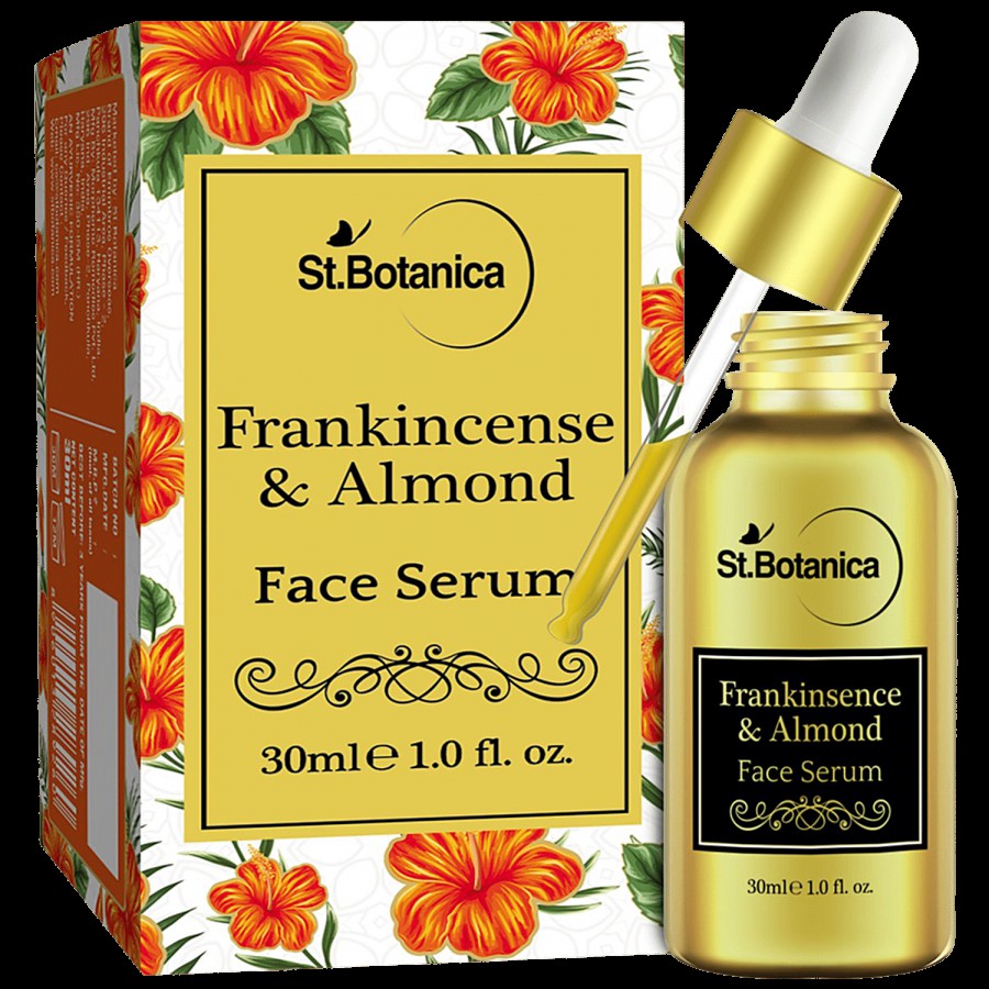 StBotanica Frankincense & Almond Face Serum - For Acne Control