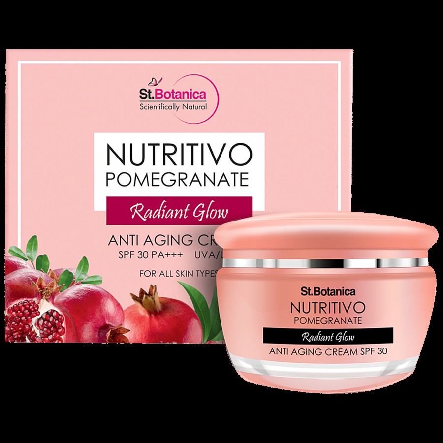 StBotanica Nutritivo Radiant Glow Anti-Aging Cream - Pomegranate