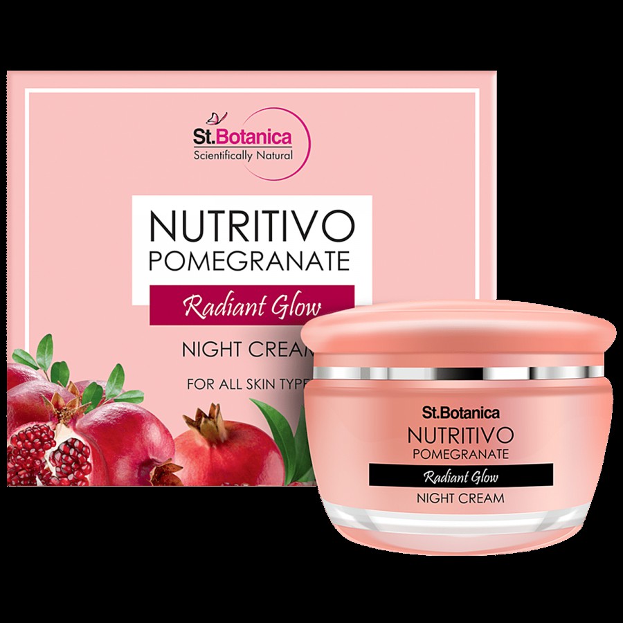 StBotanica Nutritivo Radiant Glow Night Cream - Pomegranate