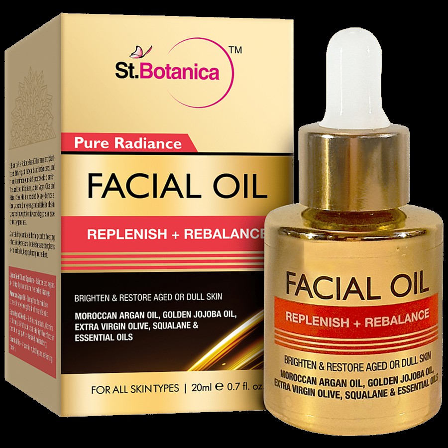 StBotanica Pure Radiance Facial Oil - Moroccan Argan Oil