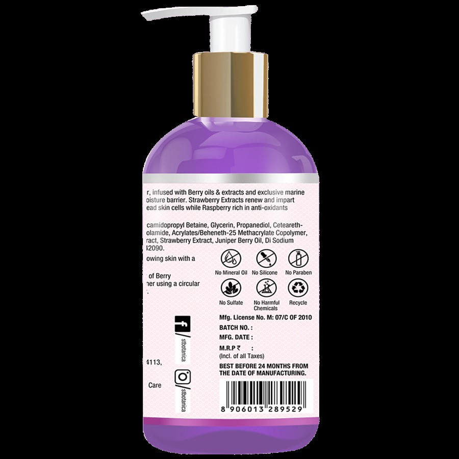 StBotanica Revitalizing Face Wash - Berry