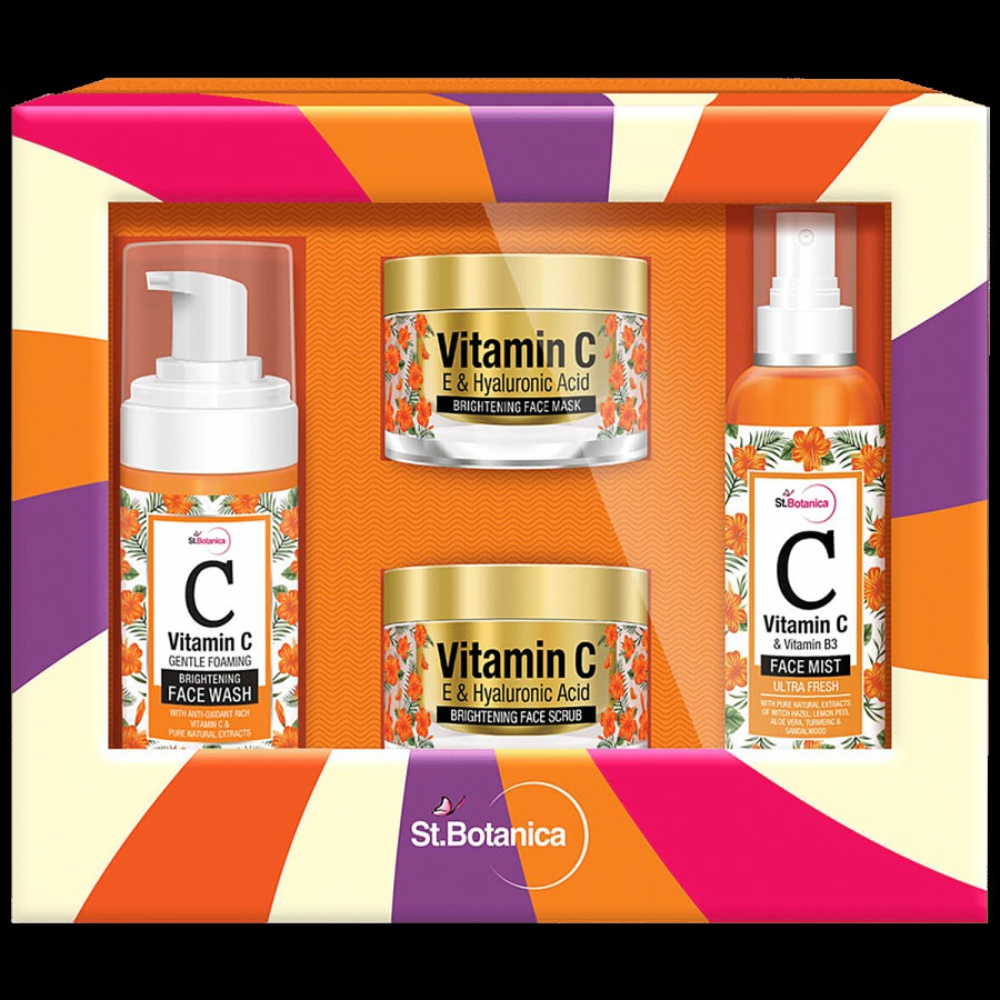 StBotanica Vitamin C Brightening Facial Kit - Mask