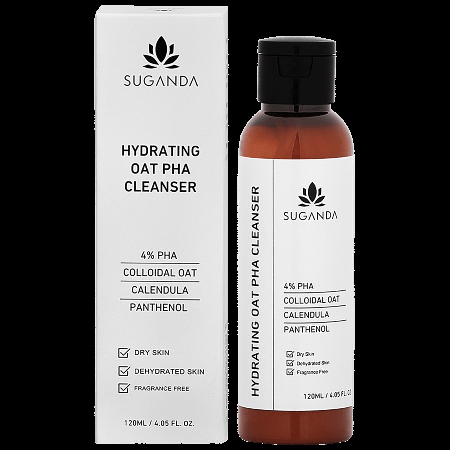 Suganda Hydrating Oat PHA Cleanser - Soothes & Retains Moisture