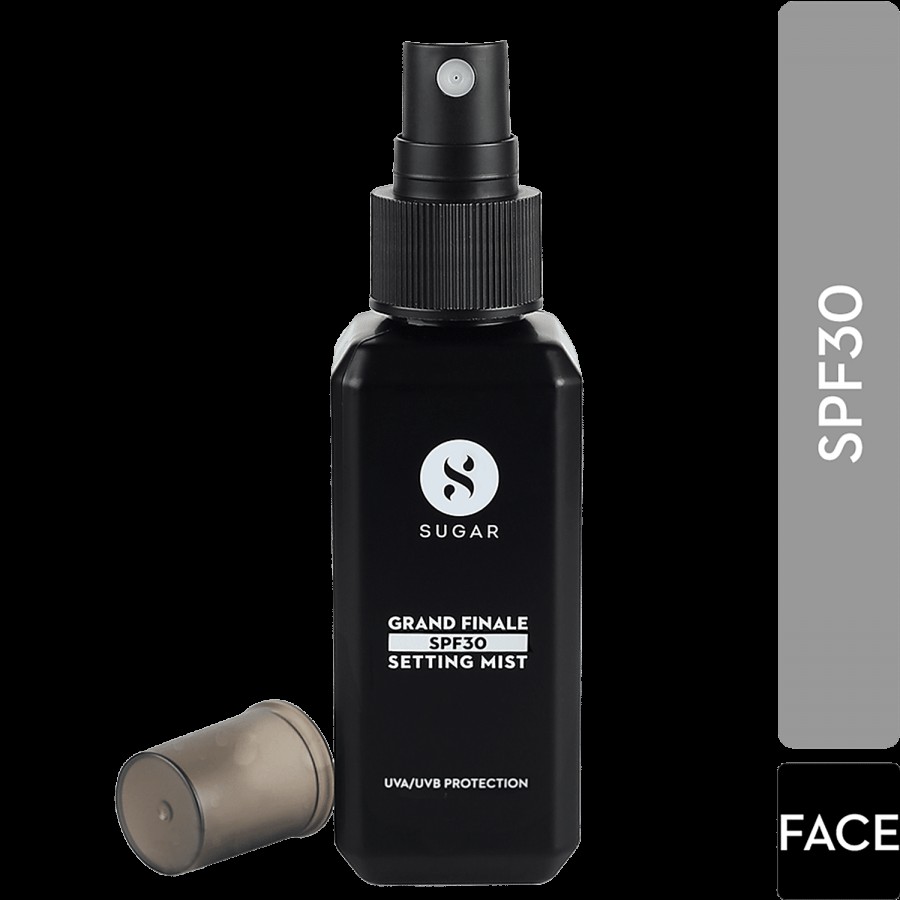 Sugar Cosmetics Grand Finale SPF30 Setting Mist - For Long Lasting Makeup