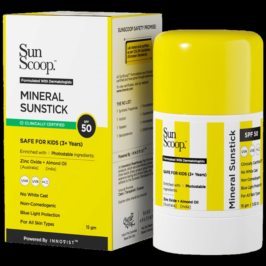 SunScoop Mineral Sun Stick - SPF 50 PA++++