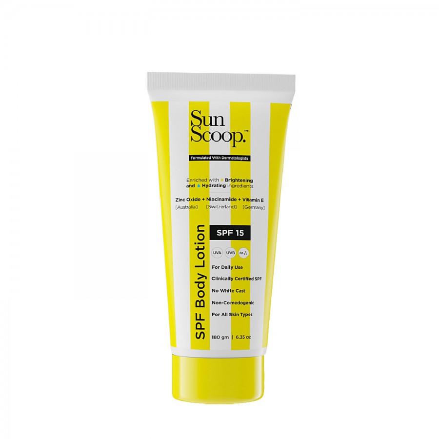 SunScoop SPF Body Lotion - No White Cast