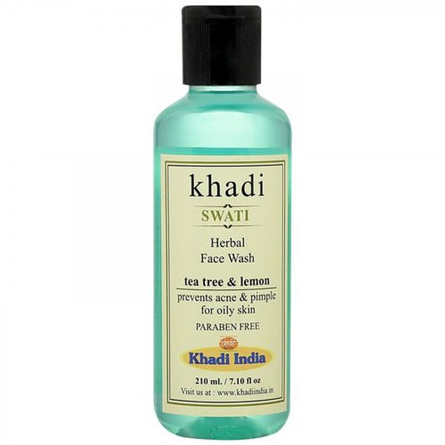 Swati Khadi Herbal Face Wash - Tea Tree & Lemon